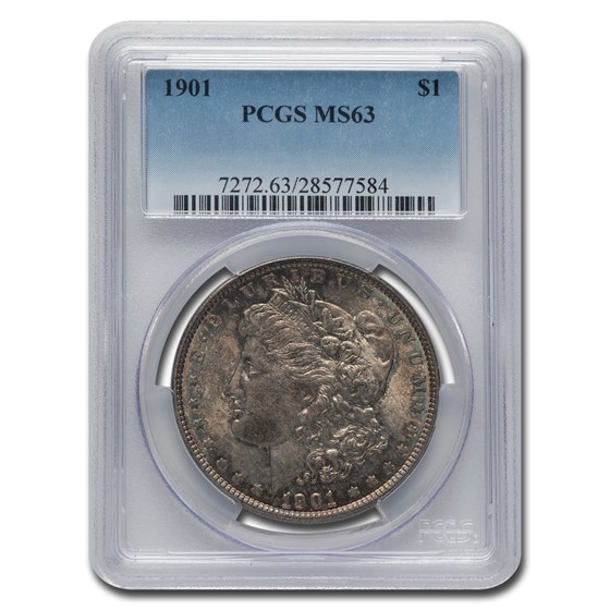 1901 Morgan Dollar MS-63 PCGS 1901 Morgan Dollar MS-63 PCGS